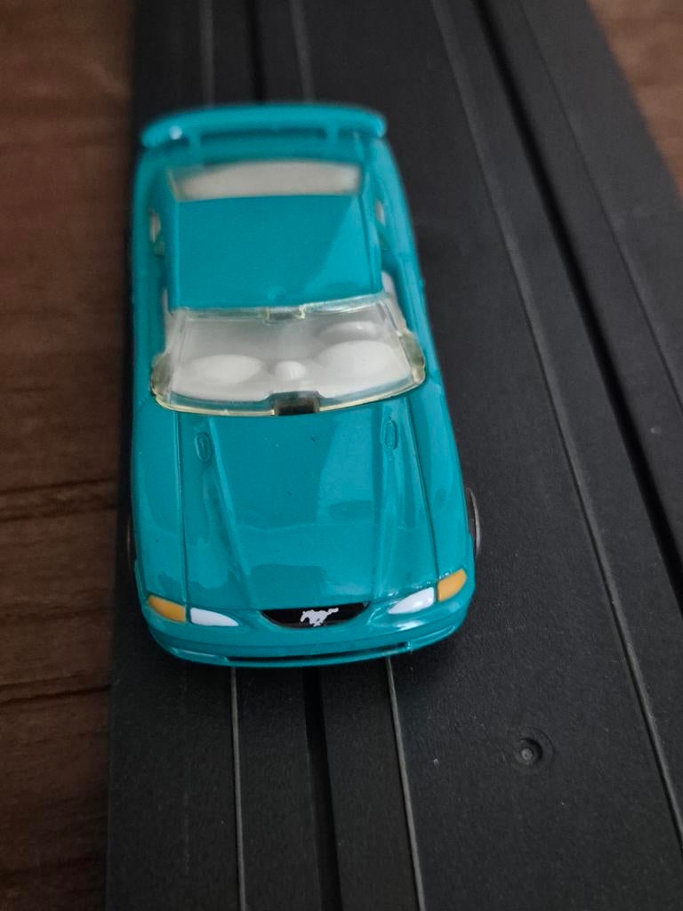 Tyco Aora Ford Mustang racebaan auto, Ophalen of Verzenden