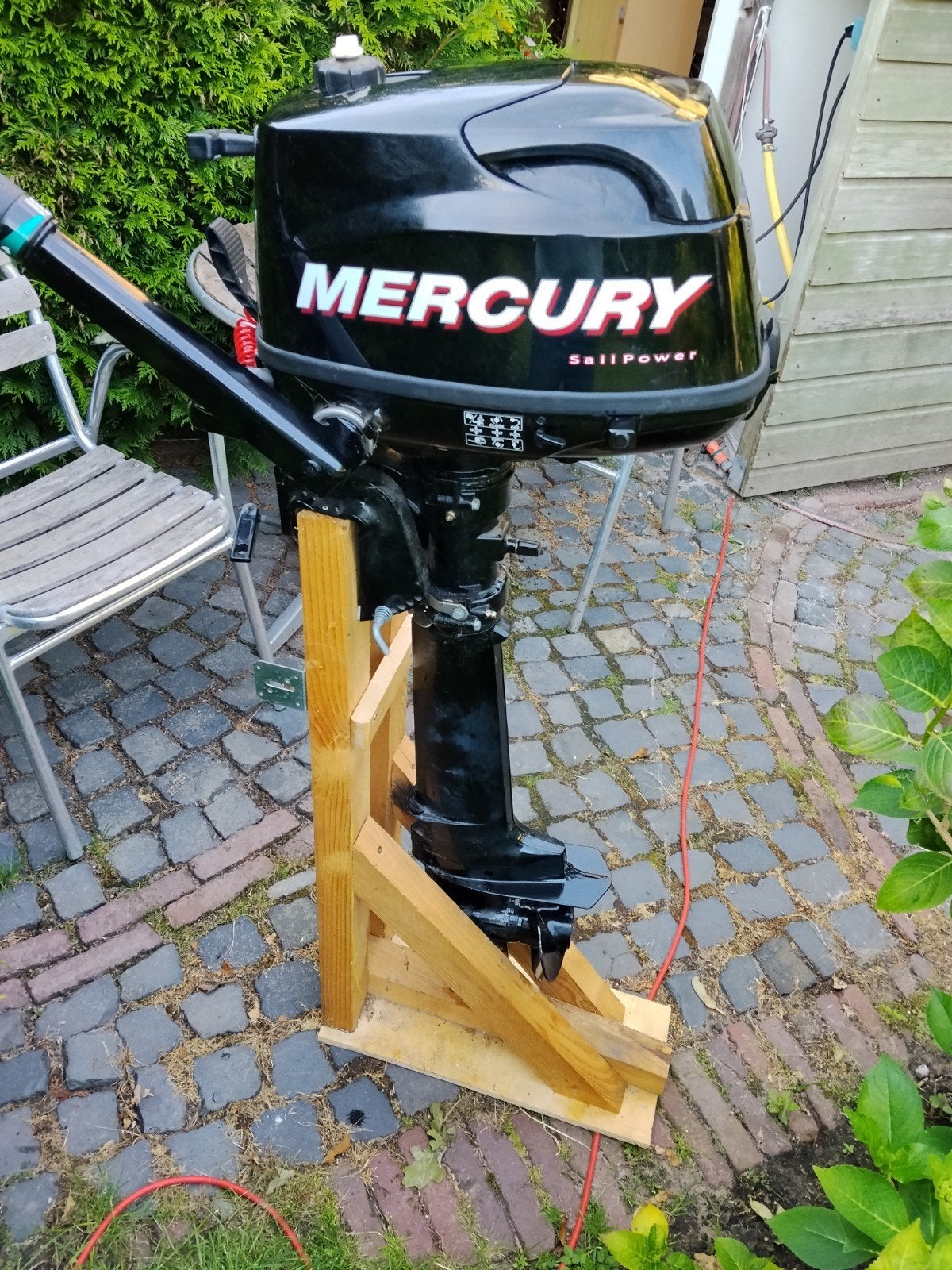 Mercury 5pk 4 stroke Buitenboordmotor, Watersport en Boten, Buiten- en Binnenboordmotoren, Ophalen, Gebruikt, 5 tot 10 pk, Buitenboordmotor