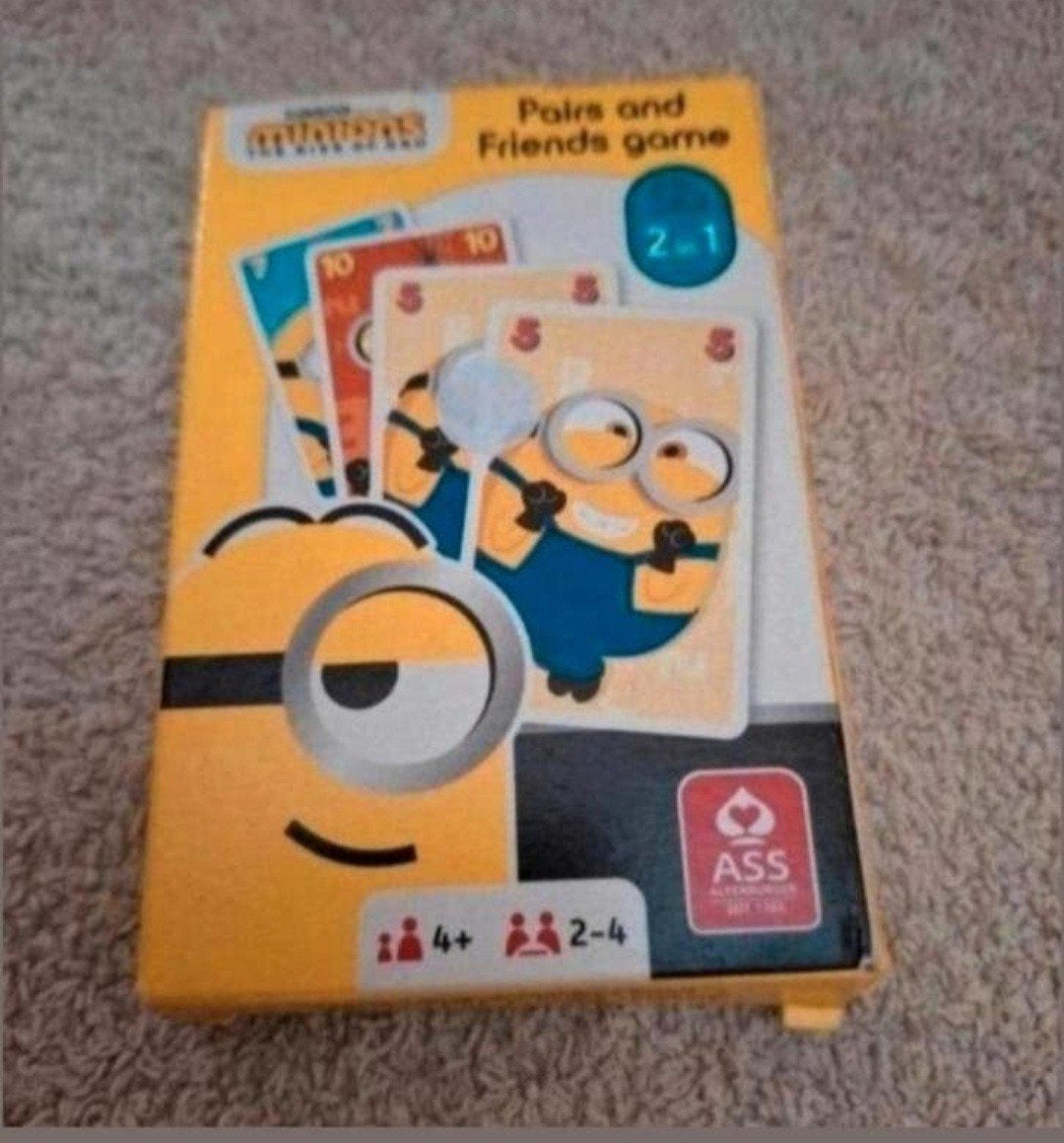 Minions Pairs and Friends kaartspel, Een of twee spelers, Ophalen of Verzenden, Zo goed als nieuw, ASS
