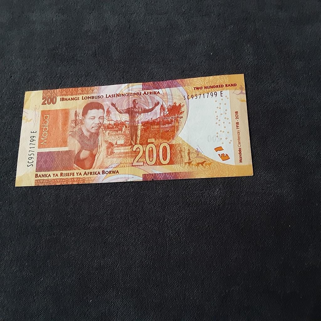 200 Rand Zuid-Afrika gebruik, Ophalen of Verzenden