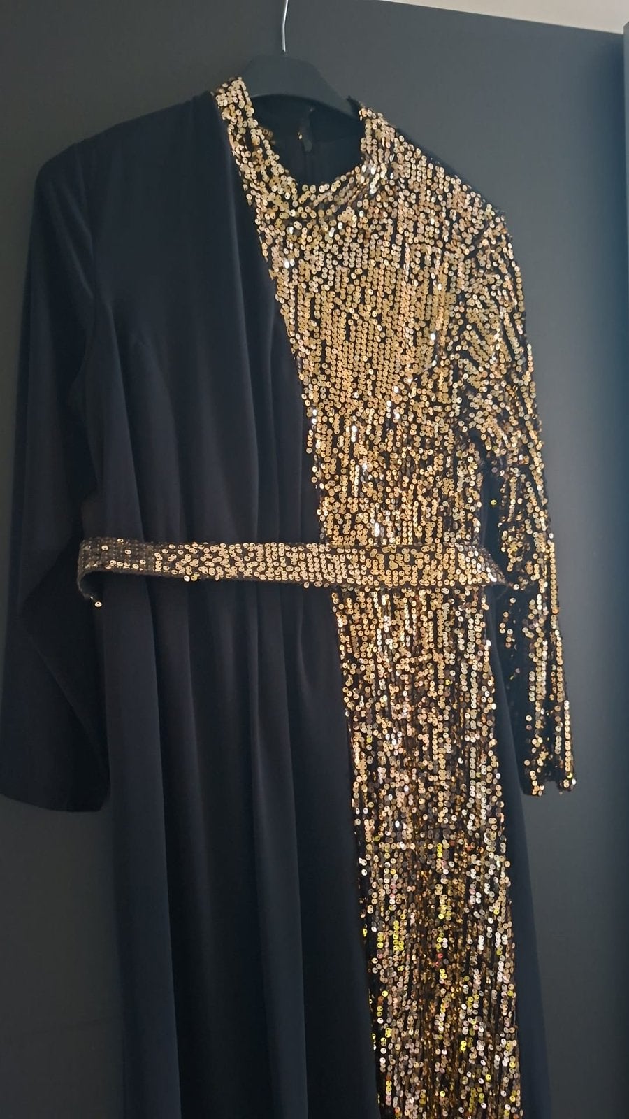 Avondjurk, Kleding | Dames, Gelegenheidskleding, Galajurk, Zwart, Maat 46/48 (XL) of groter, Ophalen of Verzenden