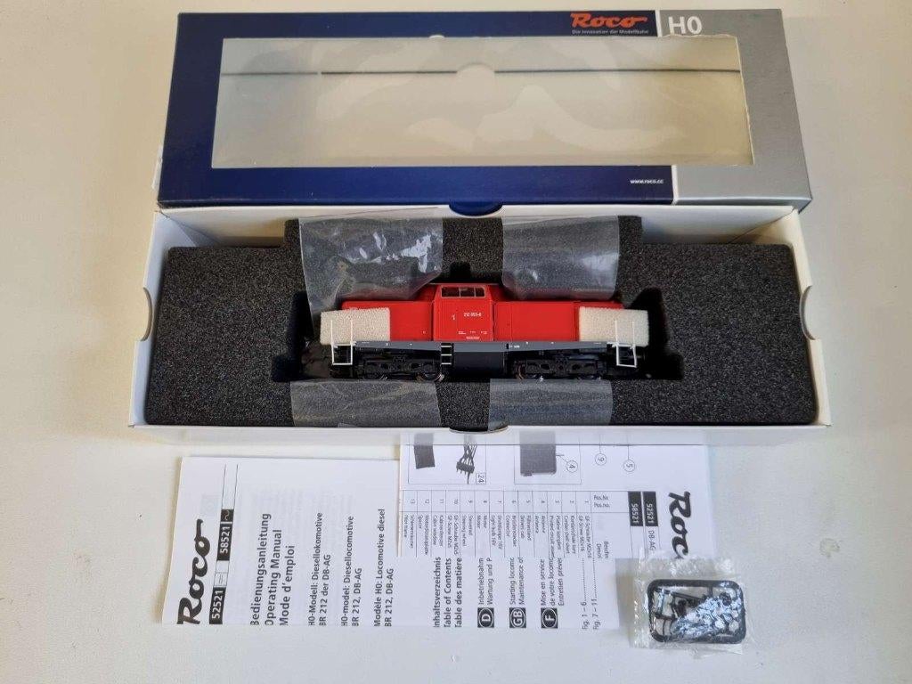 Roco 52521 - Diesellok BR 212 055-8 van de DB AG met DSS, Ophalen of Verzenden, Zo goed als nieuw, Roco, Gelijkstroom