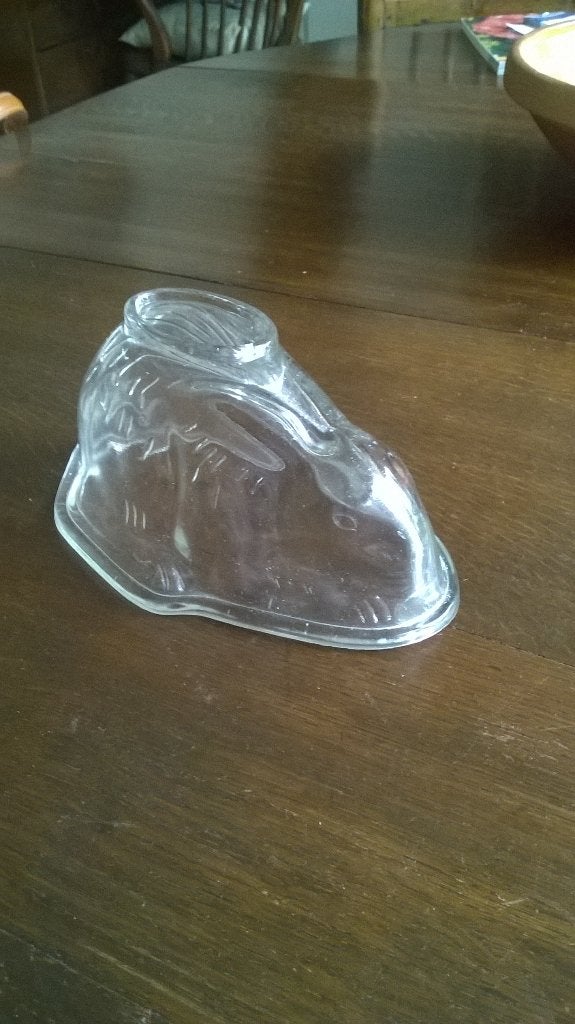 glazen puddingvorm, Antiek en Kunst, Ophalen of Verzenden