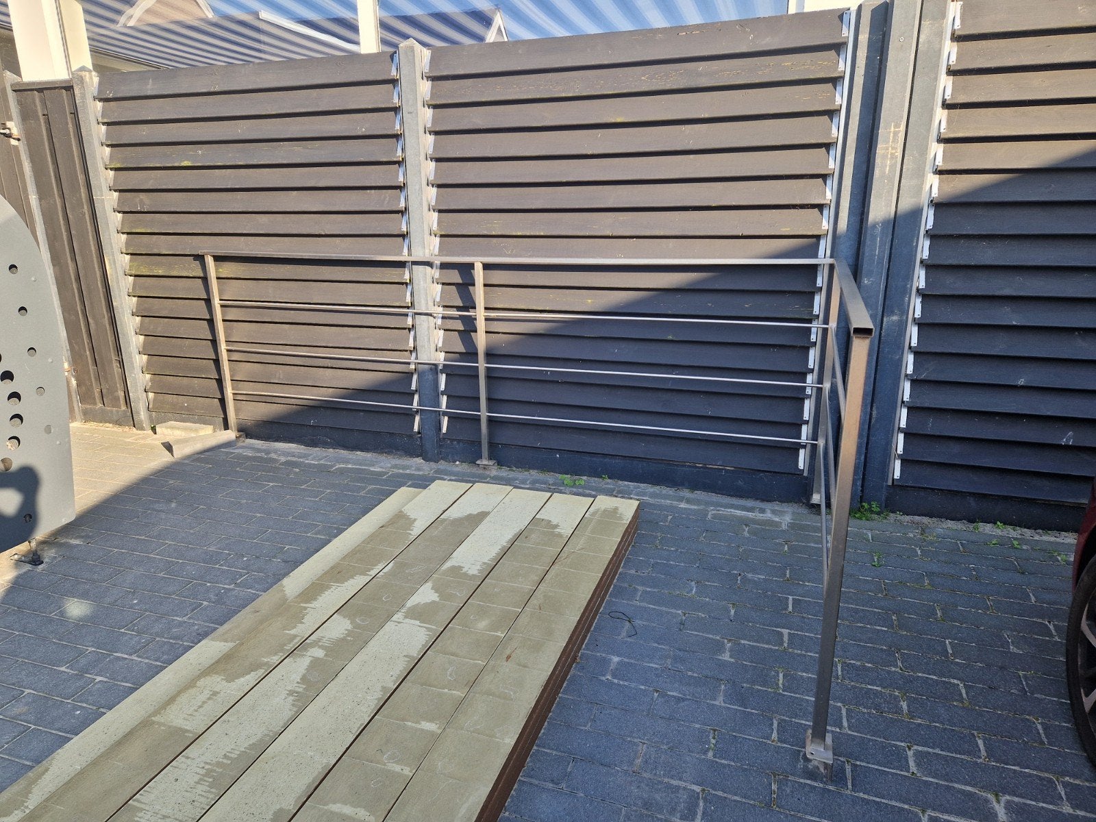 Rvs hek., Ophalen, Gebruikt, Overige materialen, Spijlenhekwerk