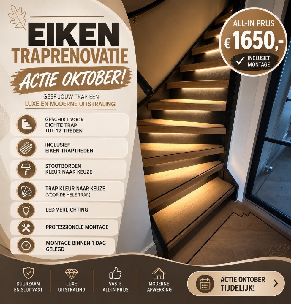 TRAPRENOVATIE, Houten vloeren