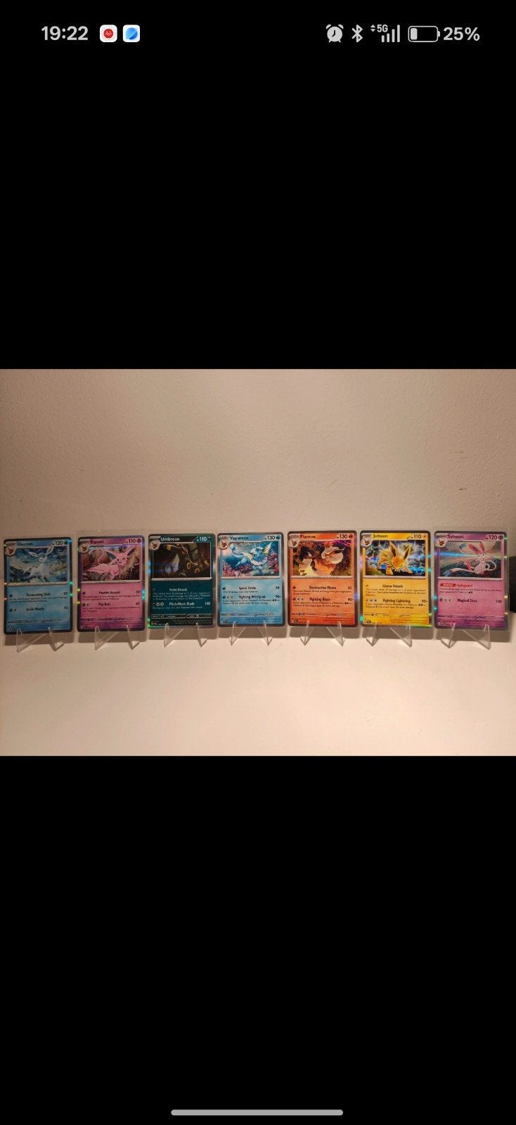Eeveelutions Set, Ophalen of Verzenden, Zo goed als nieuw, Meerdere kaarten