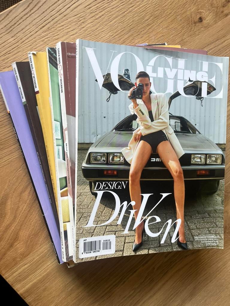 Elle Deco / Eigen Huis / Vogue living  Vr wonen 6x, Boeken, Tijdschriften en Kranten, Ophalen of Verzenden, Gelezen, Damesbladen