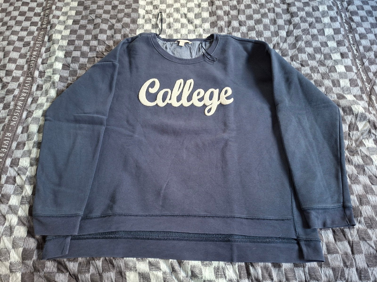 Esprit College Sweater - Maat XXL, Blauw, Maat 46/48 (XL) of groter, Ophalen of Verzenden, Zo goed als nieuw