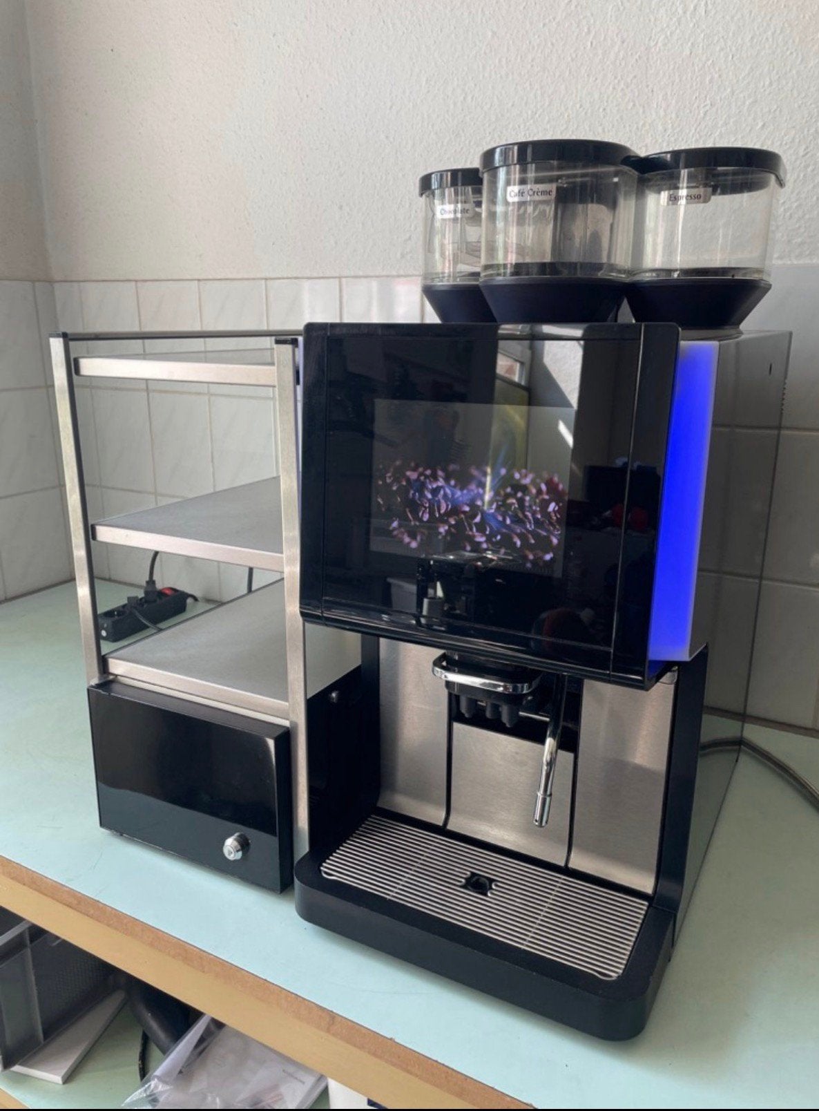 WMF 1500S 2 bonen + choco met wmf Cup&Cool - gereviseerd, Witgoed en Apparatuur, Stoompijpje, 10 kopjes of meer, Koffiemachine