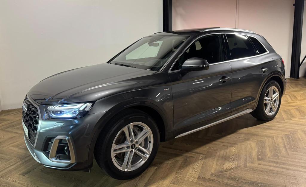 Audi Q5 55 TFSI e S edition Competition S-LINE PANO KEYLESS, Automaat, Gebruikt, Zwart, 4 cilinders