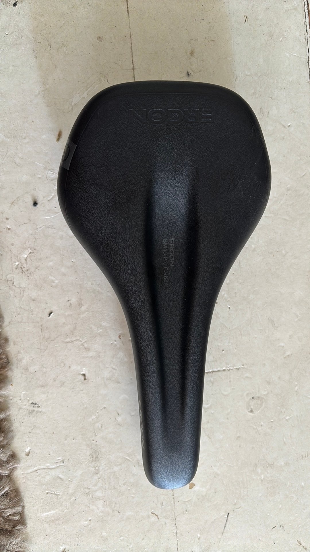 Ergon sm10 pro carbon rail zadel, Fietsen en Brommers, Fietsonderdelen, Ophalen of Verzenden, Zo goed als nieuw, Zadel, Carbon