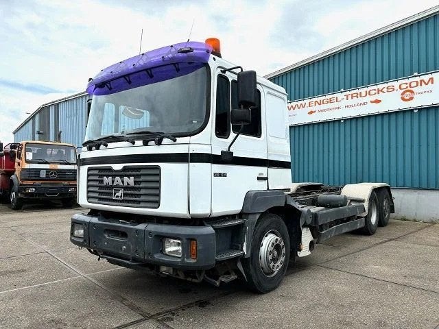 MAN 26.414 FNL-T (6-CILINDERHEADS) 6x4 CHASSIS (EURO 2 / ZF1, Euro 2, Achterwielaandrijving, MAN, Wit