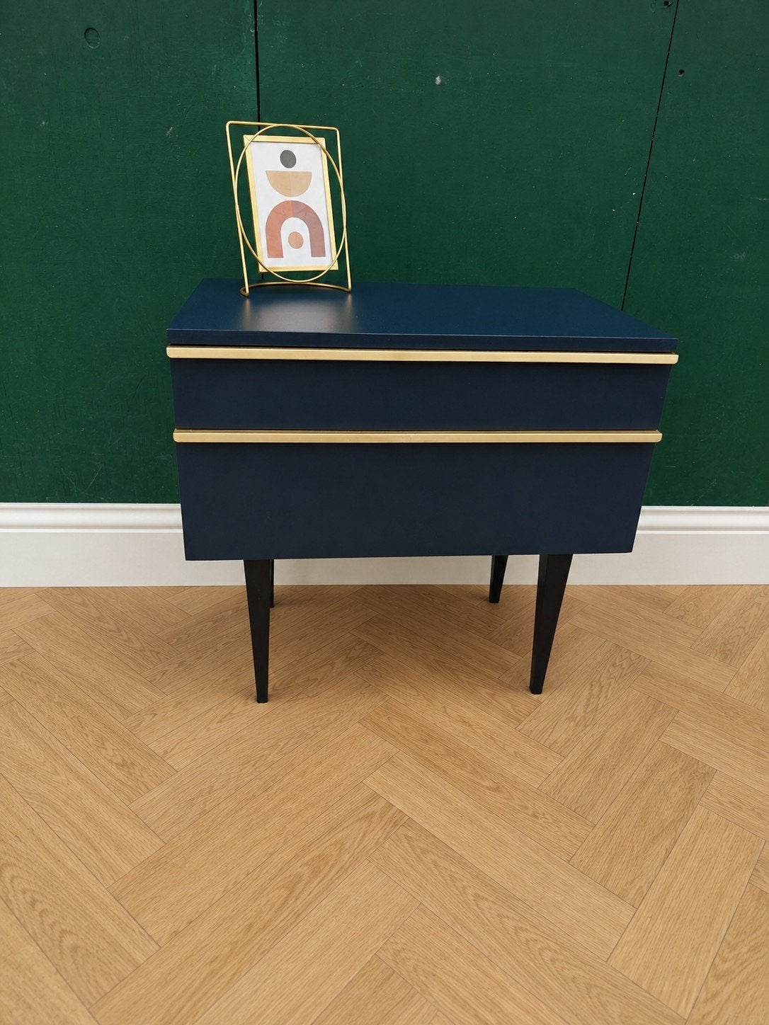 Kastje in Diep donkerblauw, Ophalen, Minder dan 45 cm, Voorhout, @florissantjes