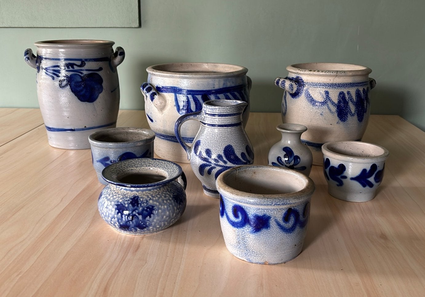 Set keulse potten, Antiek en Kunst, Antiek | Keramiek en Aardewerk, Ophalen