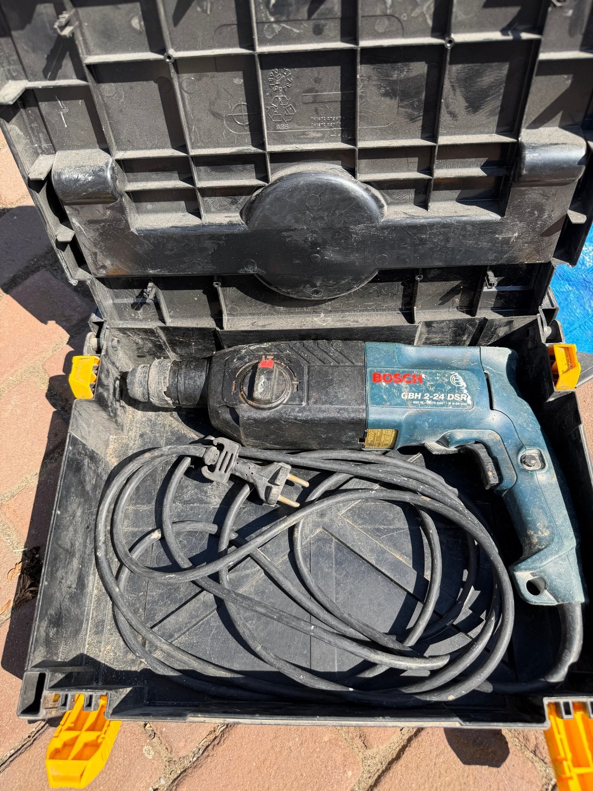Bosch Klopboormachine GBH 2-24 DSR met koffer, Boor- en/of Breekhamer, Ophalen of Verzenden, Klopboormechanisme, Gebruikt
