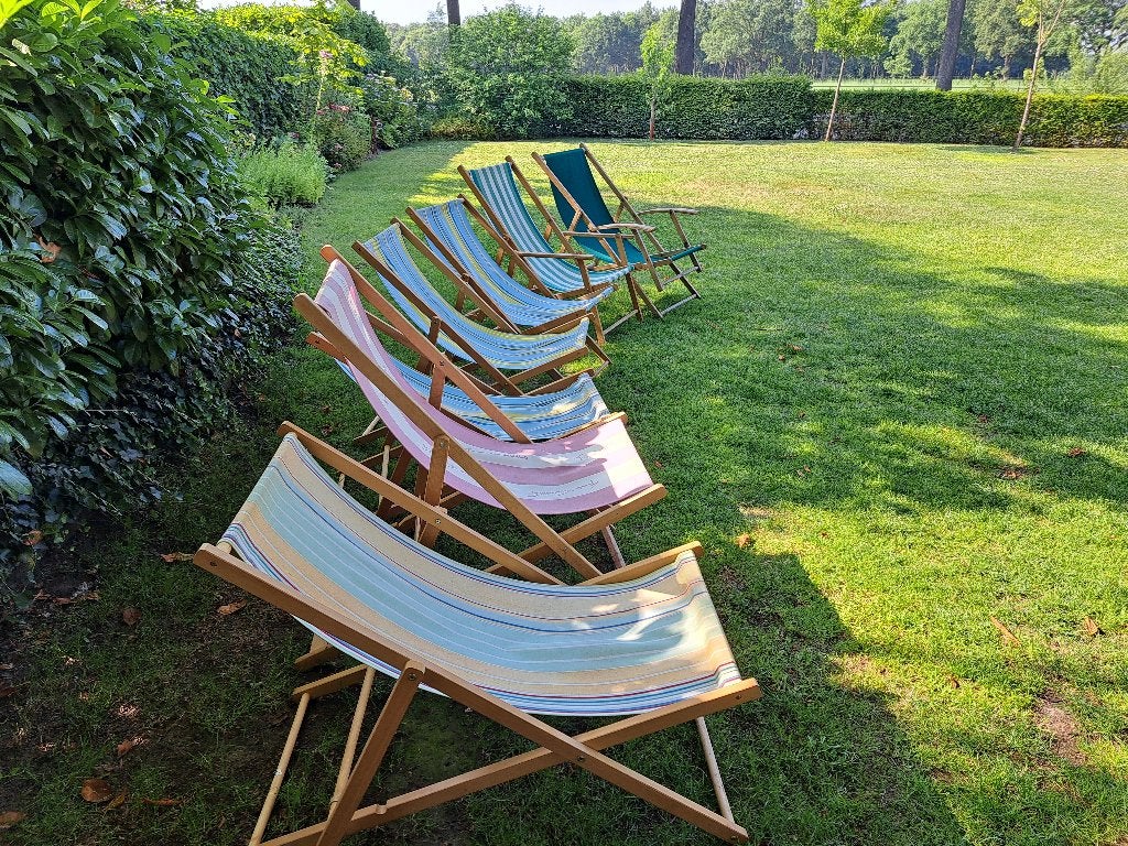 retro strandstoelen, Ophalen, Gebruikt, Overige