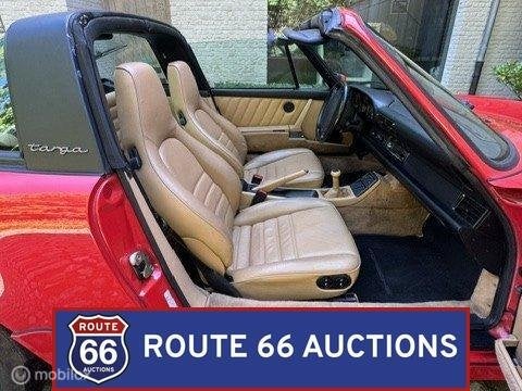 Porsche 911 Carrera 2 Targa | 1991 | Route 66 Auctions, Overige carrosserieën, Zwart, Bedrijf, Porsche
