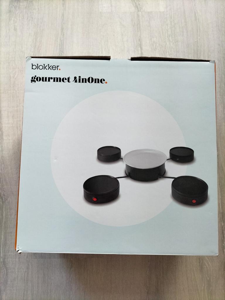 Gourmet 4 in one, Witgoed en Apparatuur, Gourmetstellen, Ophalen, Nieuw, 4 t/m 7 personen
