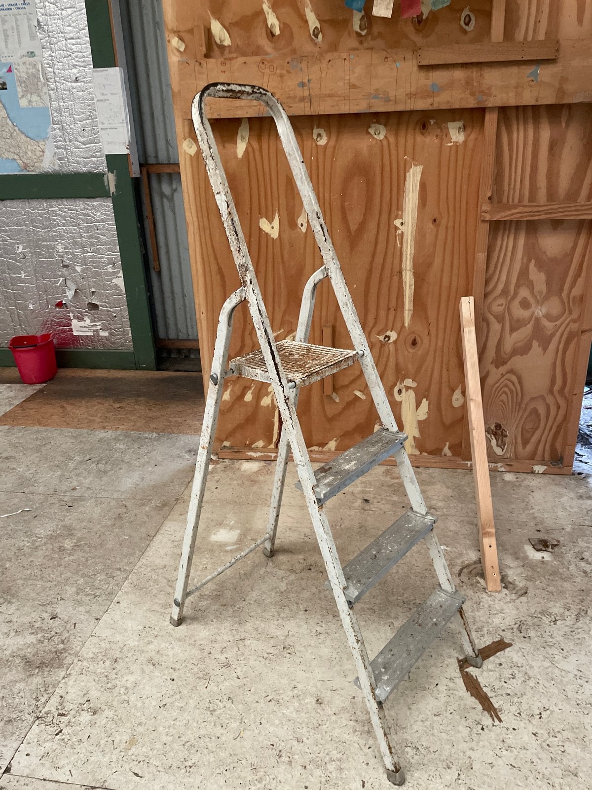 Oude Gebruikte Trap met 3 Treden, Doe-het-zelf en Verbouw, Ophalen of Verzenden, Gebruikt, Trap, Minder dan 2 meter