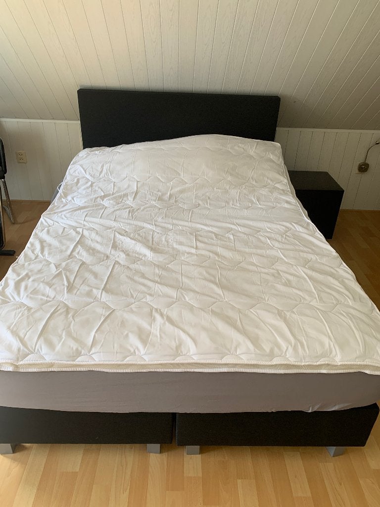 Matras topper 1.40 bij 2.00 mtr, Huis en Inrichting, Ophalen, Gebruikt, Wit, Tweepersoons