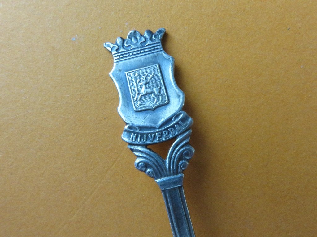 Nijverdal Gero 90 gemeentewapen lepeltje, Antiek en Kunst, Verzenden