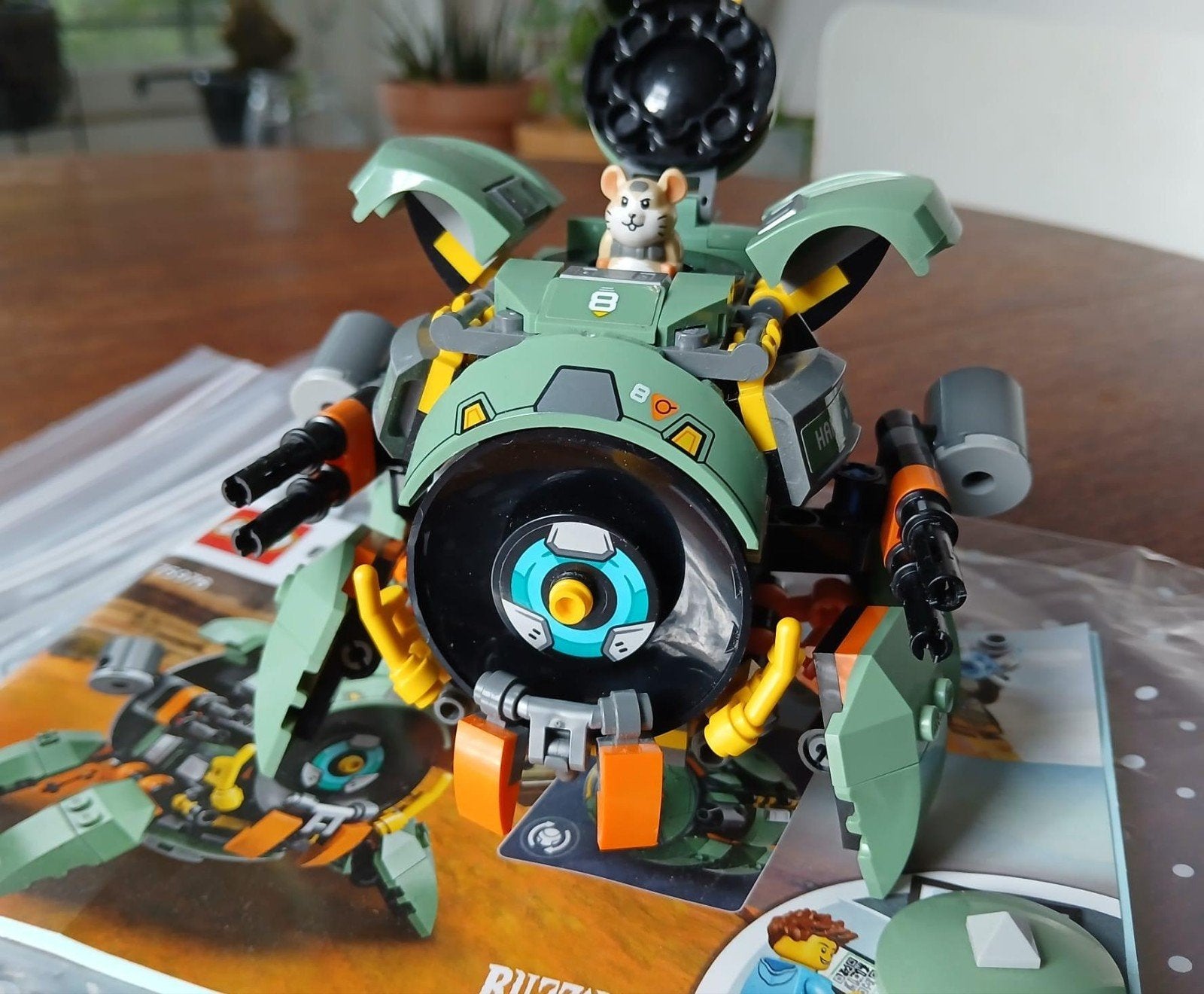 Lego Overwatch 75976 Wrecking Ball, Gebruikt, Overige thema's, Lego, Ophalen of Verzenden