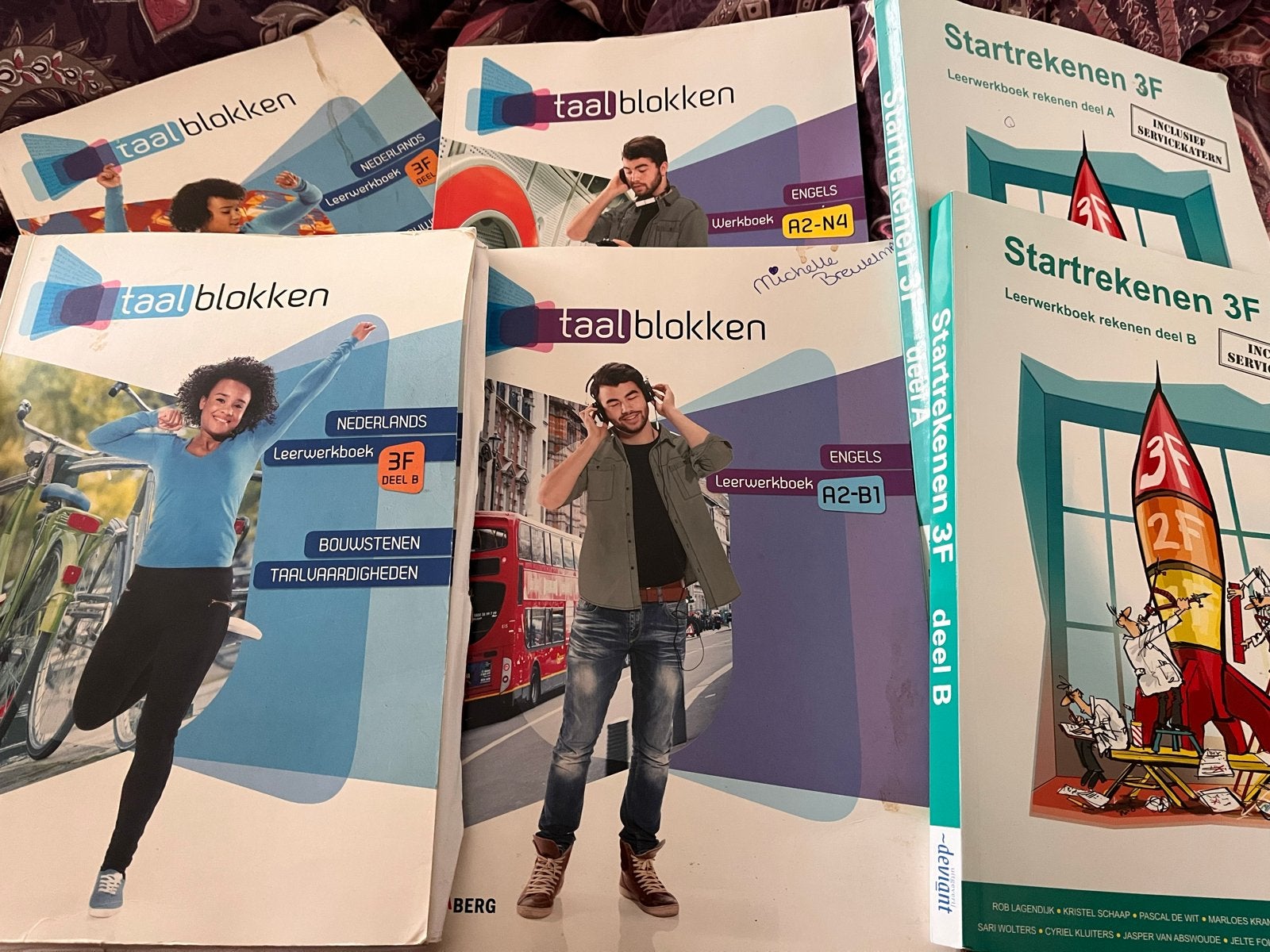 Taalblokken & Startrekenen 3F Boekenpakket, Boeken, Ophalen, Zo goed als nieuw, MBO