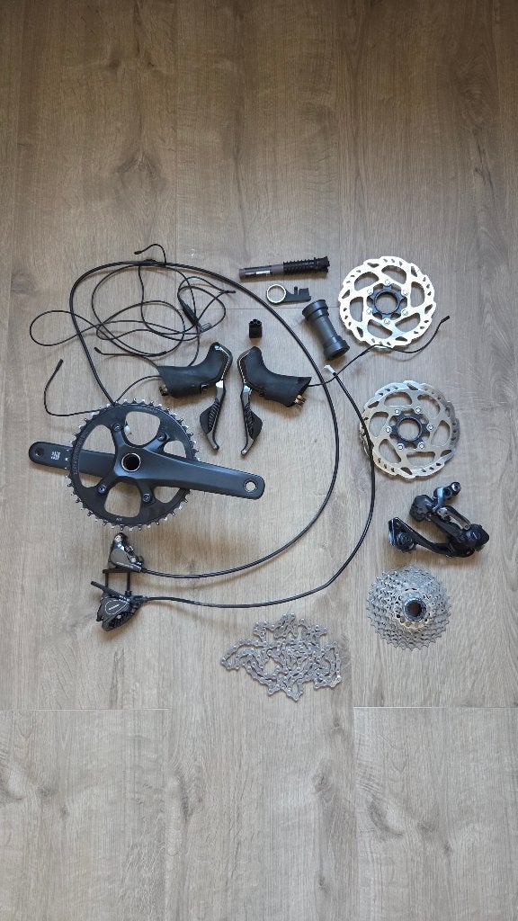 Shimano cx di2 groepset, Ophalen, Gebruikt, Shimano, Gravelbike