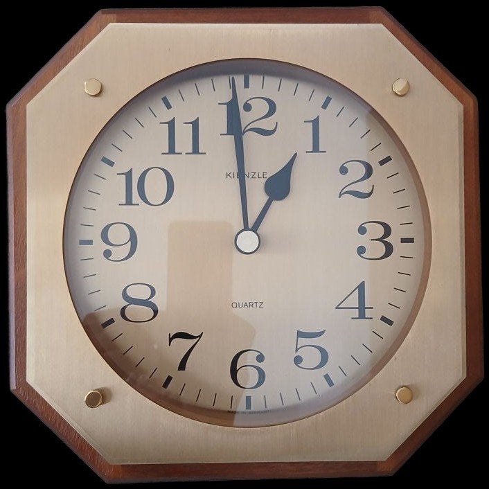 vintage Kienzle wandklok, Antiek en Kunst, Antiek | Klokken, Ophalen of Verzenden