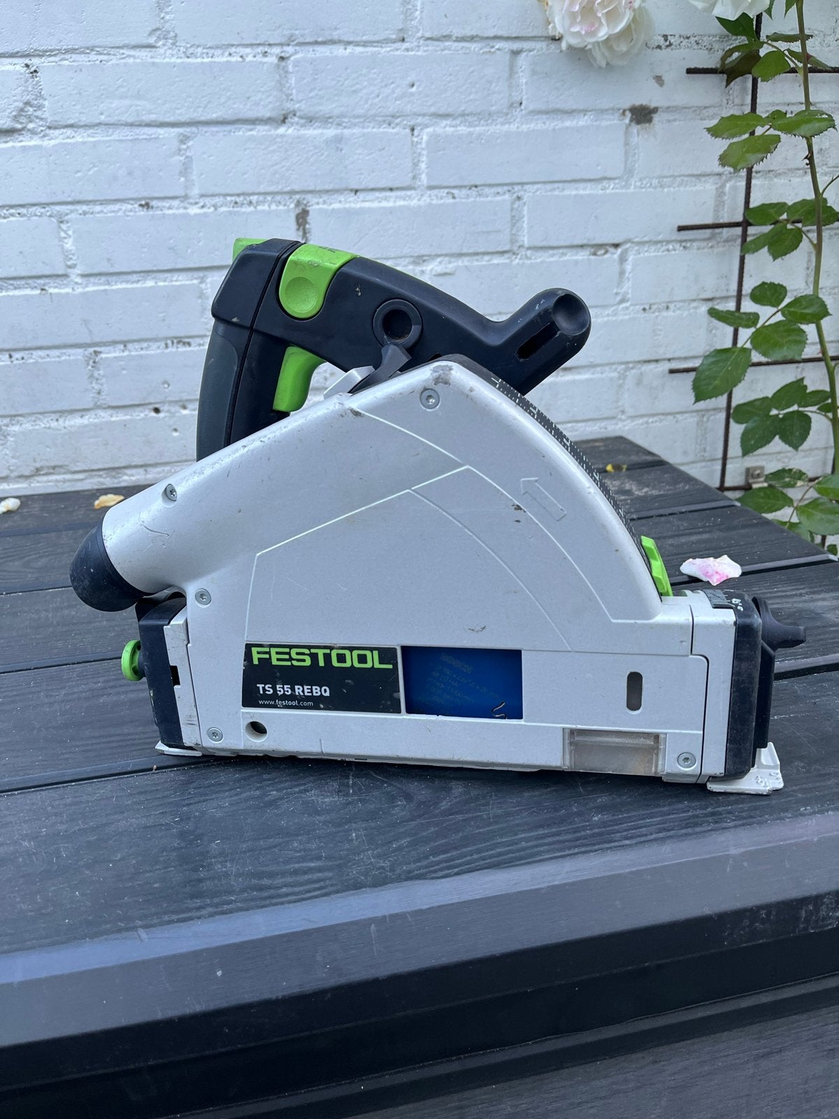 Festool TS55 REBQ Invalzaag, Invalzaag, Ophalen of Verzenden, Zo goed als nieuw, 30 tot 70 mm