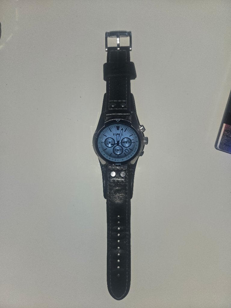 Fossil Coachman CH2564 - batterij leeg, Sieraden, Tassen en Uiterlijk, Staal, Polshorloge, Ophalen, Overige merken