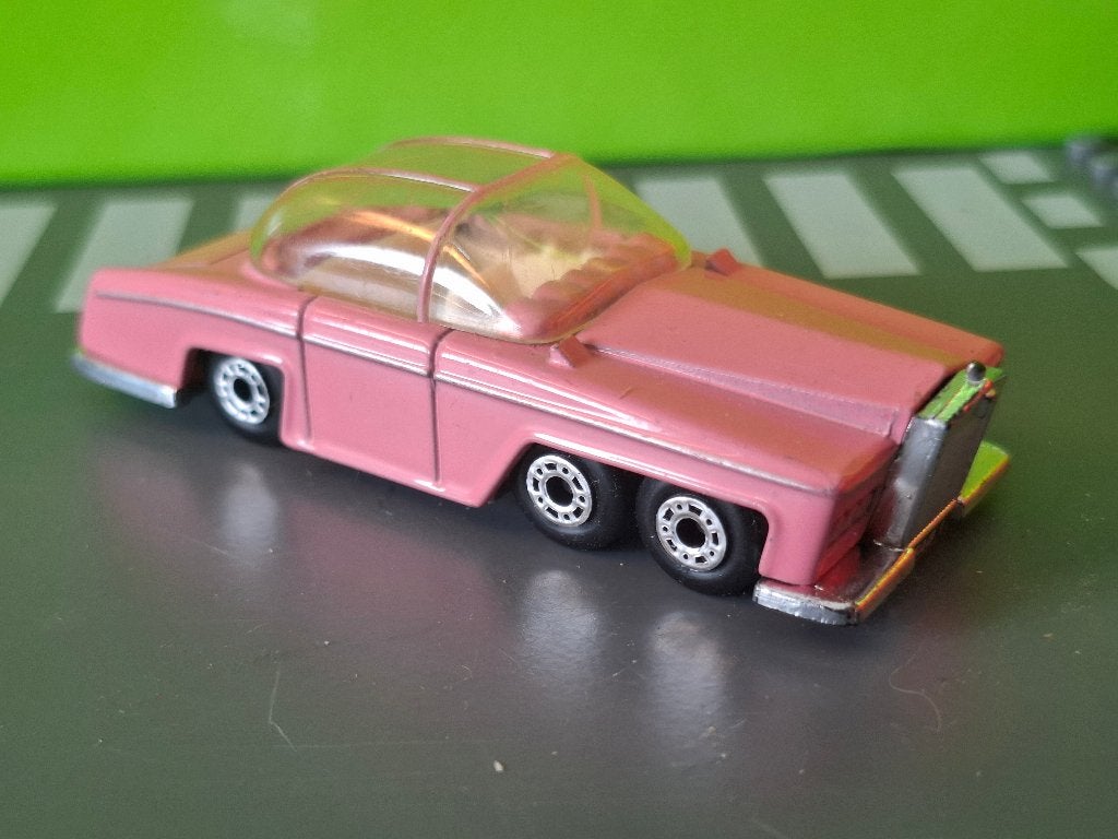 Matchbox - Lady Penelope Rolls Royce (roze) Thunderbirds #6, Hobby en Vrije tijd, Modelauto's | Overige schalen, Ophalen of Verzenden