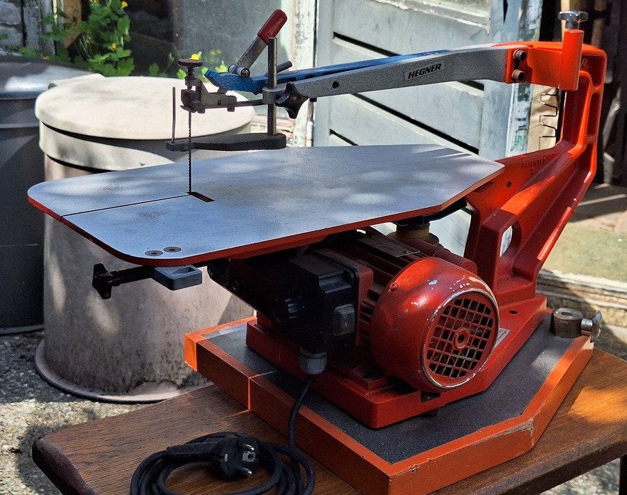 Figuurzaagmachine Hegner Multicut 2S, Ophalen, Gebruikt