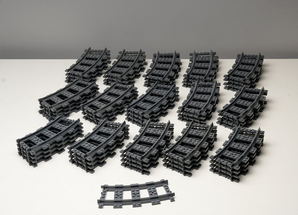 lego 4520 rails bocht 61x, City, Lego, Ophalen of Verzenden, Zo goed als nieuw