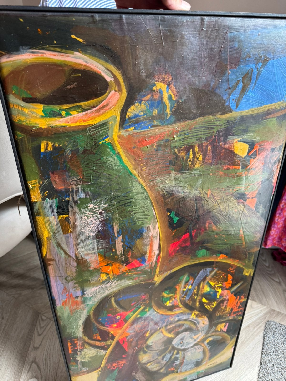 Schilderij 'Cantaro JJJ' - Hommage aan Jeroen Bosch -Herrera, Antiek en Kunst, Ophalen, Overig onderwerp, Gesigneerd, Gemengde techniek