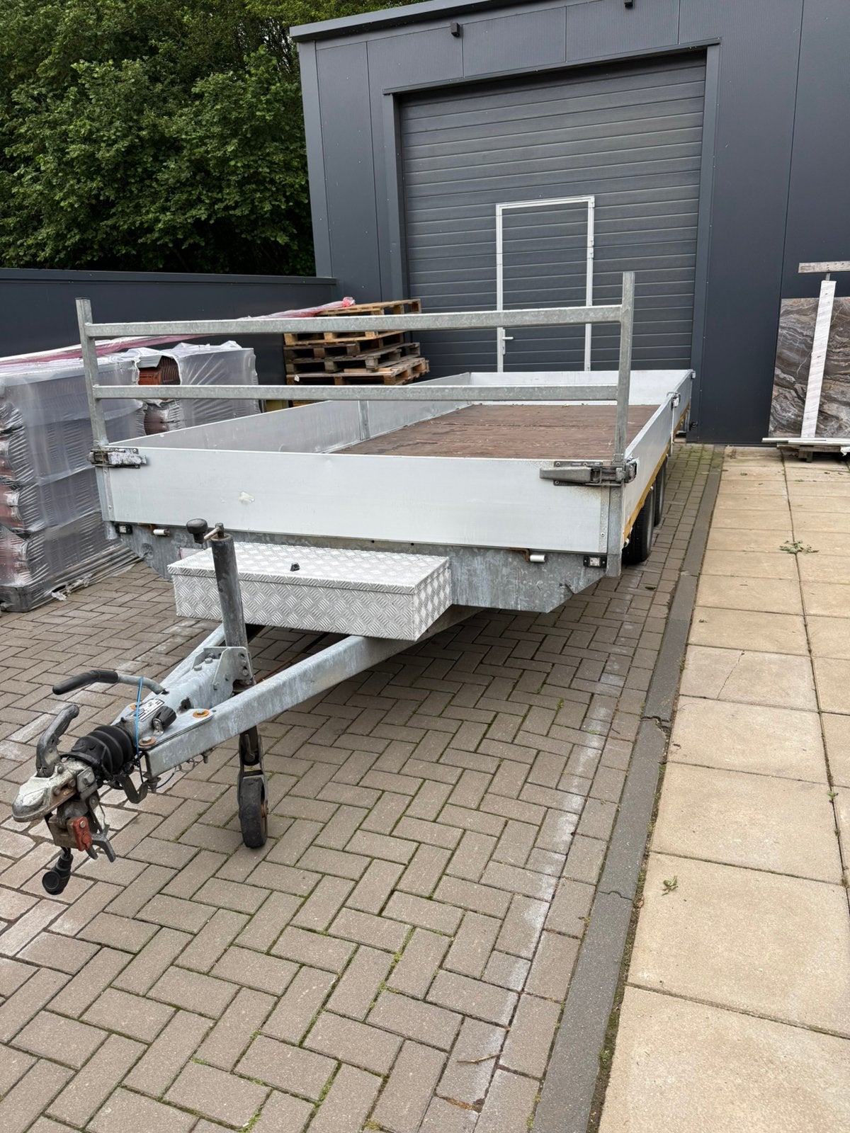 Eduard plateauwagen 500x200, Ophalen, Zo goed als nieuw