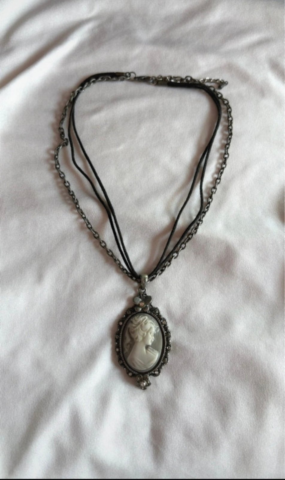 Pandent ketting, Ophalen of Verzenden, Gebruikt, Overige materialen