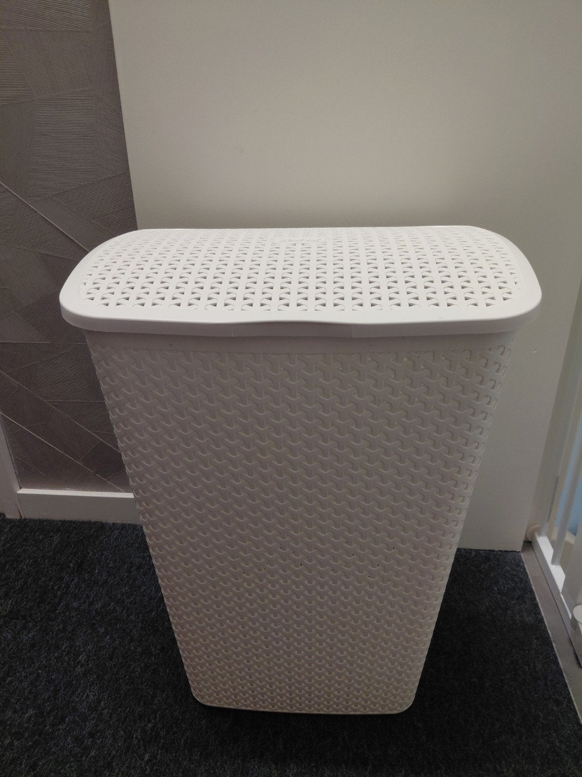 Curver Wasmand 60L Antraciet Kunststof, Ophalen, Nieuw
