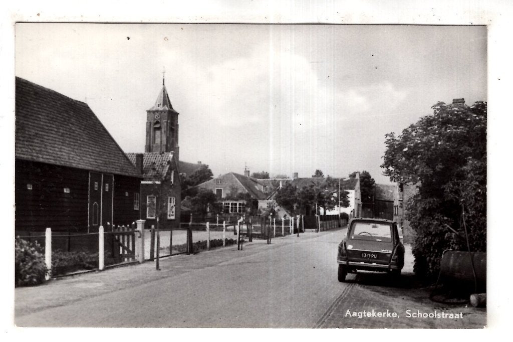 Aagtekerk  School Citroen Ami, Verzenden, 1940 tot 1960, Ongelopen, Zeeland