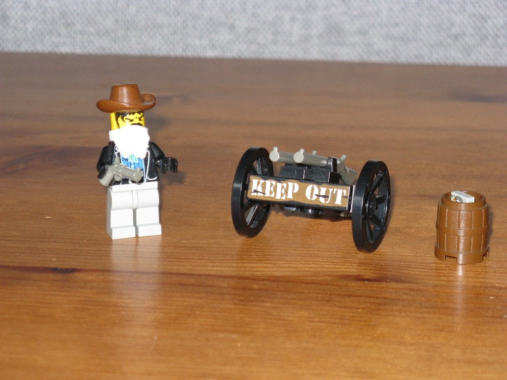 lego 6791  Cowboy Keep-out met instructie, Ophalen of Verzenden, Zo goed als nieuw, Lego