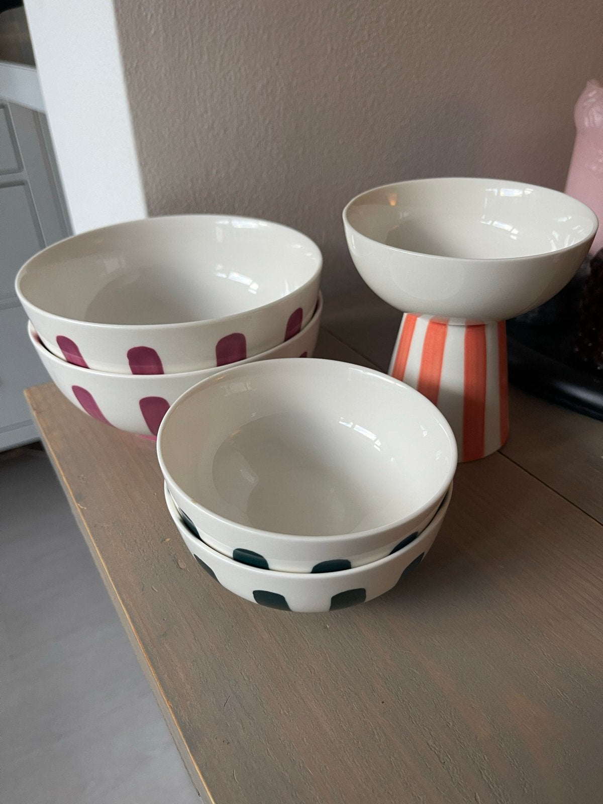 HEMA Tafelgenoten servies set - 5 schaaltjes, Ophalen, Hema, Keramiek, Schaal of Schalen