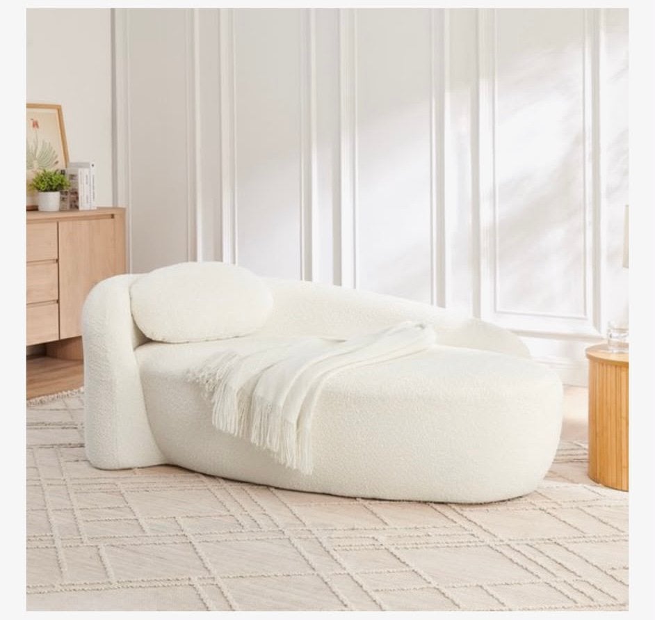 Beige bankje teddystof NIEUW ideaal voor huisdieren, Huis en Inrichting, Fauteuils, Ophalen of Verzenden, Nieuw, Stof, 50 tot 75 cm
