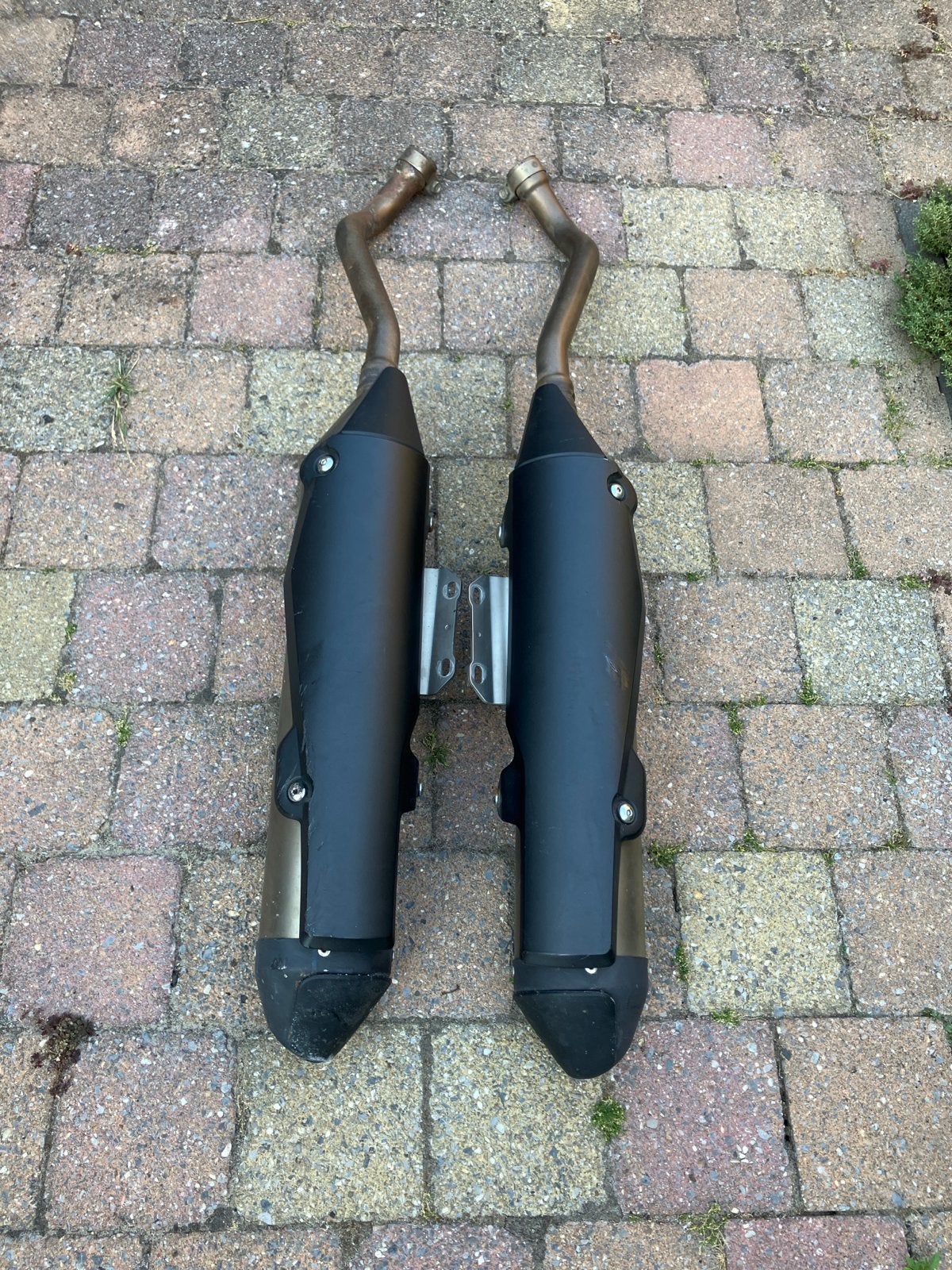 Yamaha XT660 Uitlaatdempers - Origineel en Gebruikt, Ophalen, Gebruikt
