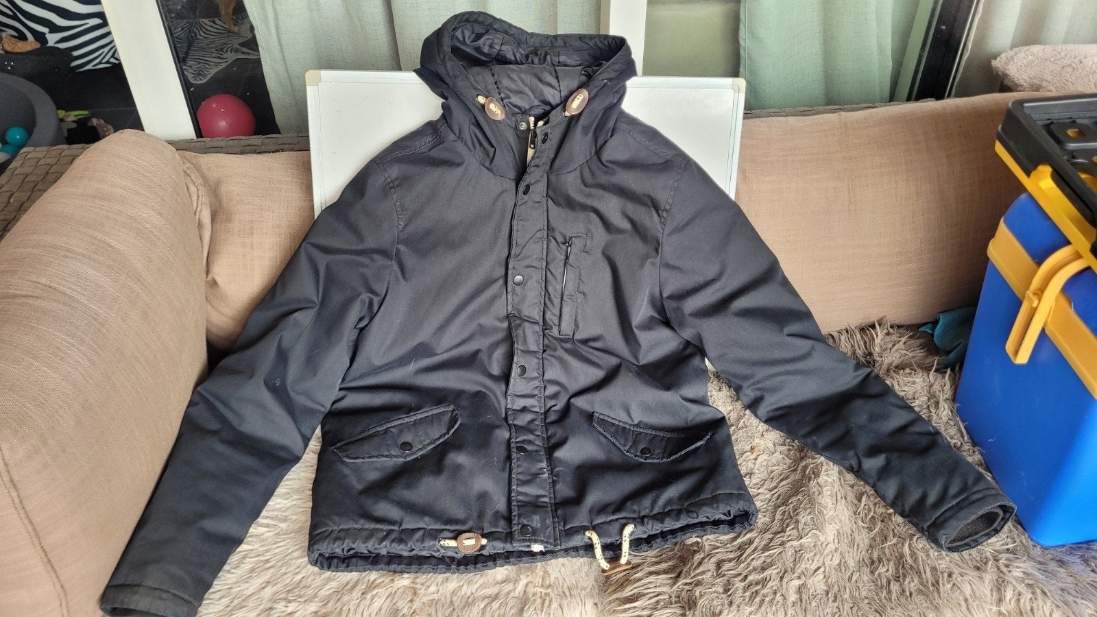 Clockhouse winterjas maat L zwart ZGAN, Kleding | Heren, Maat 52/54 (L), Zwart, Ophalen of Verzenden, Zo goed als nieuw