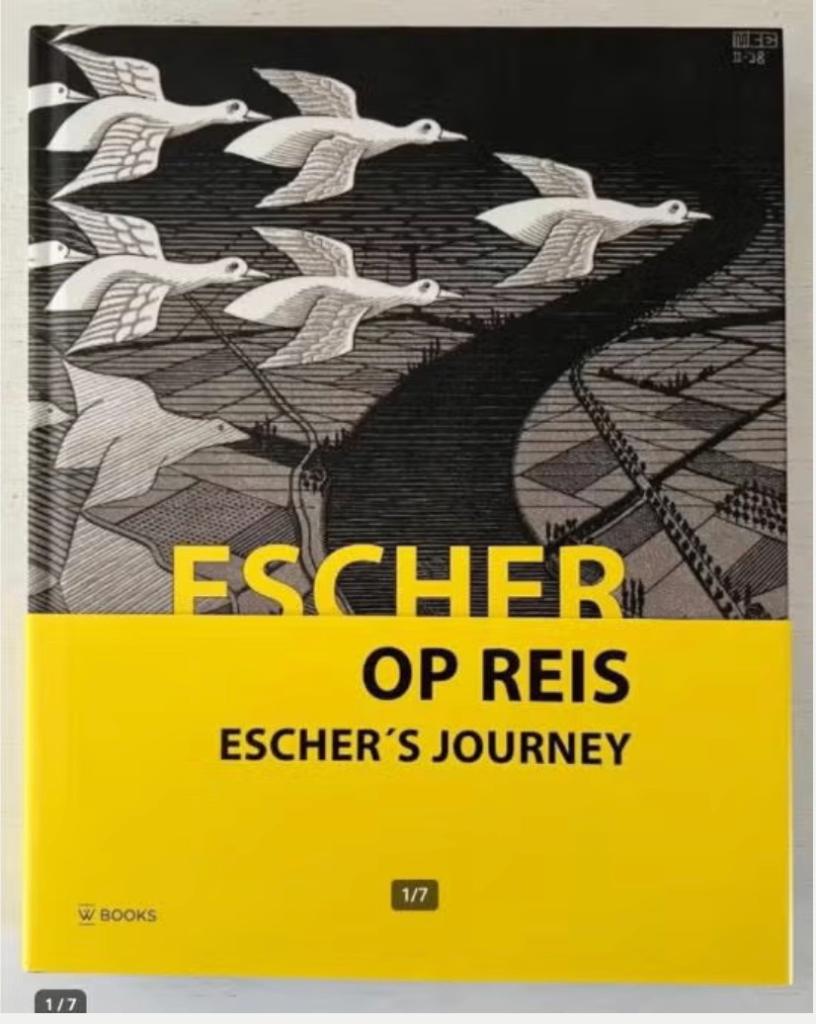 Escher op reis - Escher's journey, Ophalen of Verzenden, Zo goed als nieuw, Grafische vormgeving