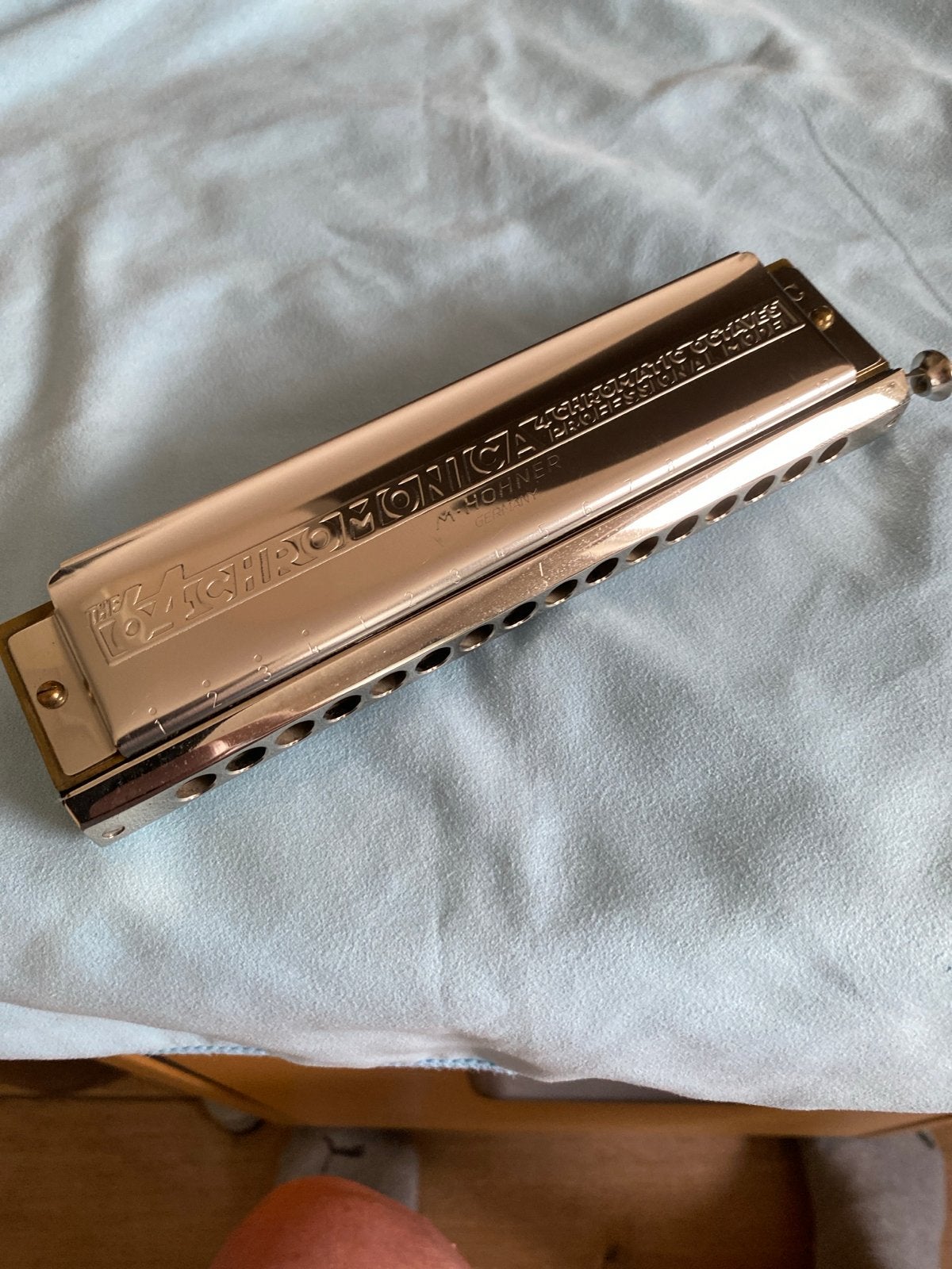 Hohner 64 Chromonica M 280 C Mondharmonica, Ophalen of Verzenden, Zo goed als nieuw, Met koffer of doosje, C-mondharmonica