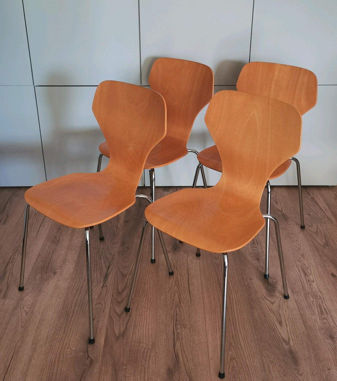 Set van 4 vintage vlinderstoelen Phoenix Denmark, Ophalen