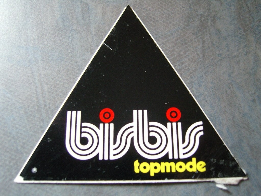 sticker BISBIS topmode logo *, Ophalen, Zo goed als nieuw