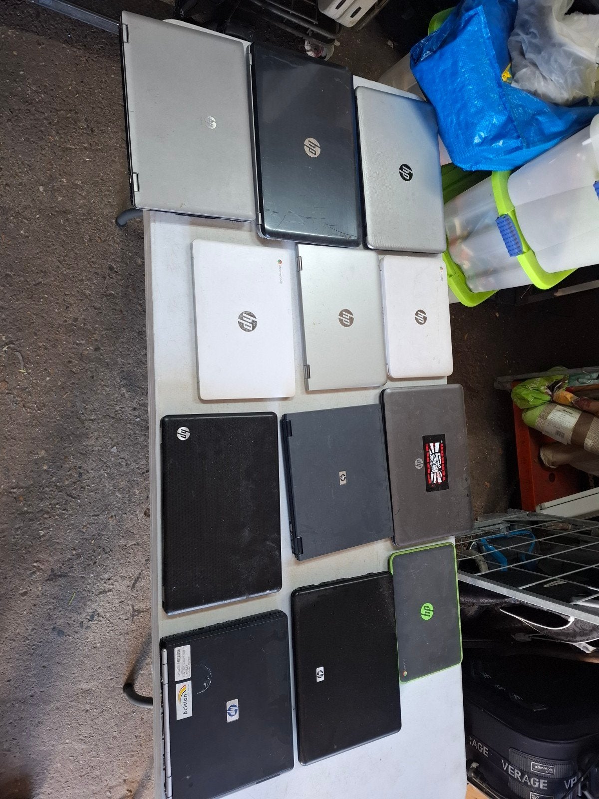 Partij laptops voor onderdelen of reparatie (HP, Acer), Computers en Software, Windows Laptops, Diverse fabrikanten, Diverse, Minder dan 4 GB
