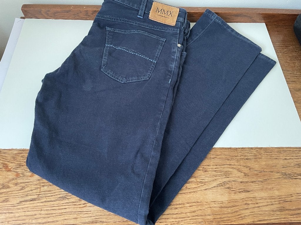 D915 Broek MMX jeans maat W36-L34. 36-34 Zo goed als nieuw, W36 - W38 (confectie 52/54), Blauw, Ophalen of Verzenden, Zo goed als nieuw